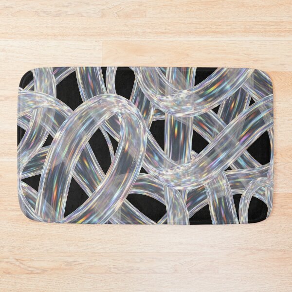 Item preview, Iridescent Glass Ring Lattice designed and sold by Kaleidoscope Print.