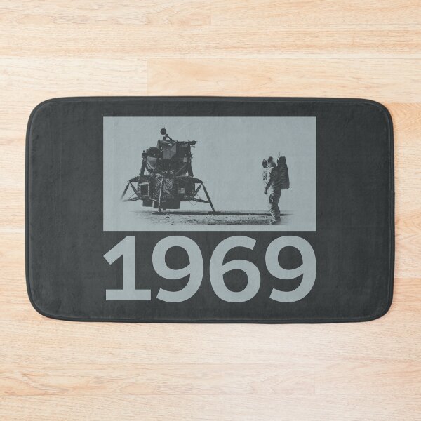 Item preview, 1969 Apollo 11 Moon Landing Monochromatic Space Design designed and sold by KiwiRider.