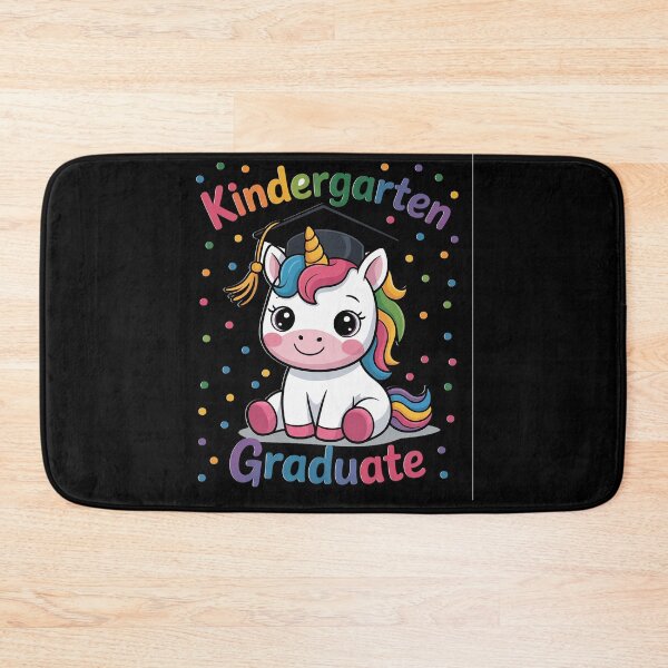 Artikelvorschau, Kindergarten-Absolventen-Pastell-Regenbogen-Einhorn-Abschlussfeier entworfen und verkauft von Moxizz.