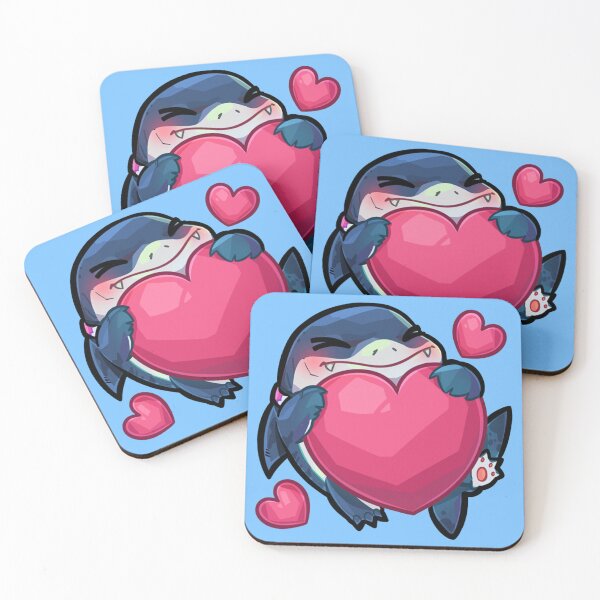 Item preview, Marvel Rivals Jeff The Land Shark Jeff’s Love Emoji designed and sold by KaiSpecter.