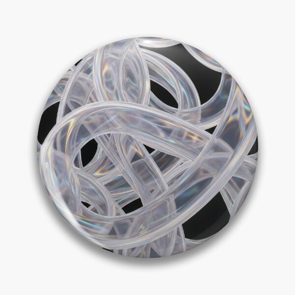 Item preview, Holographic Glass Loop Tangle designed and sold by Kaleidoscope Print.
