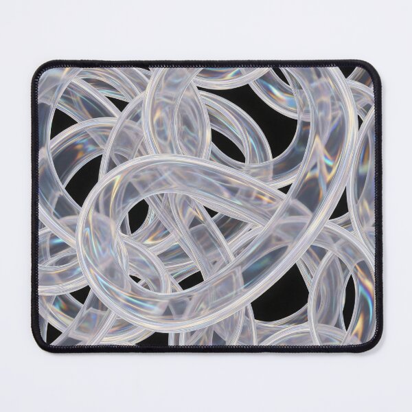 Item preview, Holographic Glass Loop Tangle designed and sold by Kaleidoscope Print.