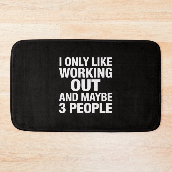 Item preview, Workout With Sayings Men Women Fitness Quote designed and sold by AnimeManga2D.