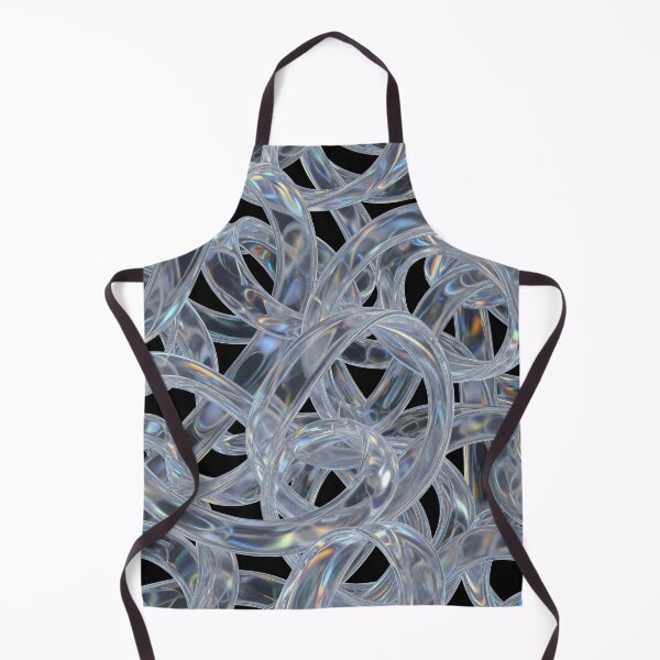 Item preview, Iridescent Glass Ribbon Loop Mesh designed and sold by Kaleidoscope Print.