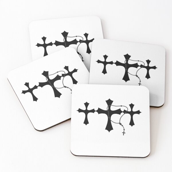 Item preview, Cross Rosary streetwear minimal art designed and sold by FVMStile.