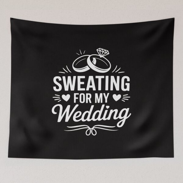 Item preview, Sweating For My Wedding Womens Gym Fitness Workout designed and sold by AnimeManga2D.