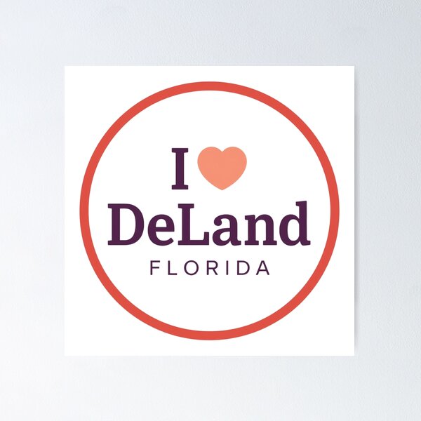Item preview, I Love DeLand, Florida designed and sold by PamLeeDesign.