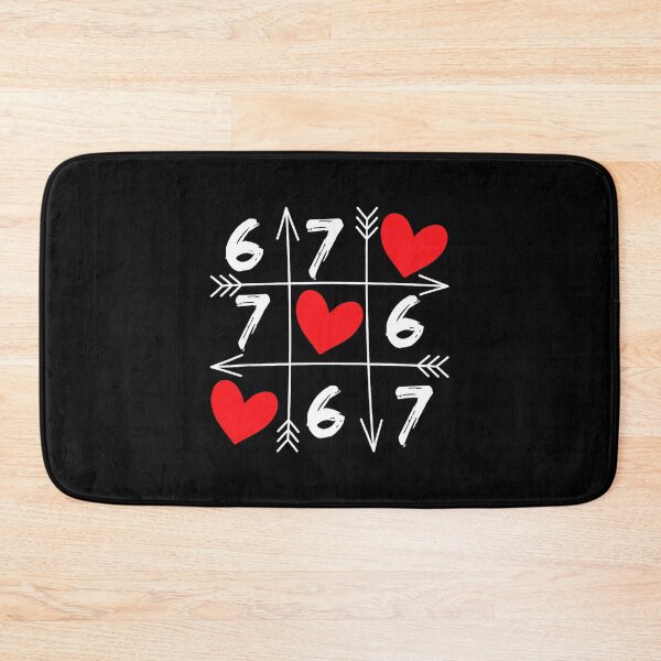 Item preview, Funny 67 Meme Valentine’s Day Six Seven 6 7 Valentines Hearts  designed and sold by AnitaBice.