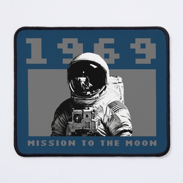 Item preview, 1969 Mission to the Moon Apollo 11 Astronaut Vintage Poster designed and sold by KiwiRider.