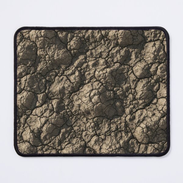 Item preview, Cracked Dry Clay Clumps Texture (Top View) designed and sold by Kaleidoscope Print.