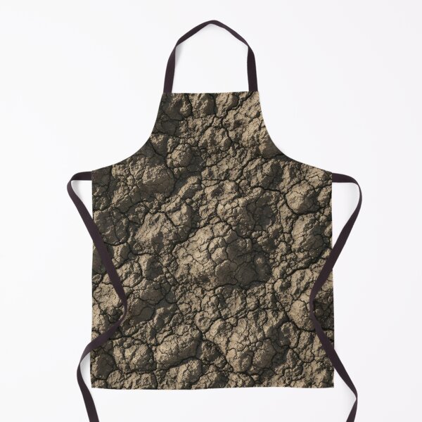 Item preview, Cracked Dry Clay Clumps Texture (Top View) designed and sold by Kaleidoscope Print.