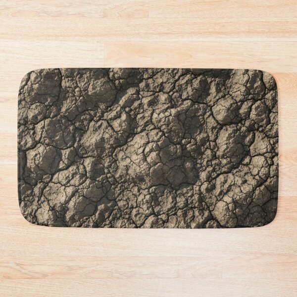 Item preview, Cracked Dry Clay Clumps Texture (Top View) designed and sold by Kaleidoscope Print.