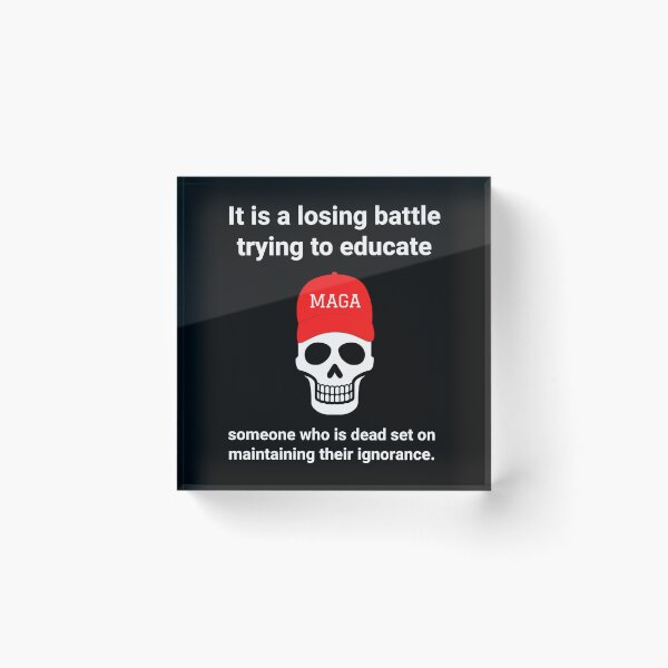 Item preview, Dead set on maintaining their ignorance.  designed and sold by Rachel the Artist .