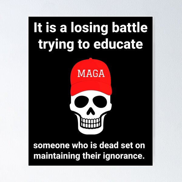 Item preview, Dead set on maintaining their ignorance.  designed and sold by Rachel the Artist .