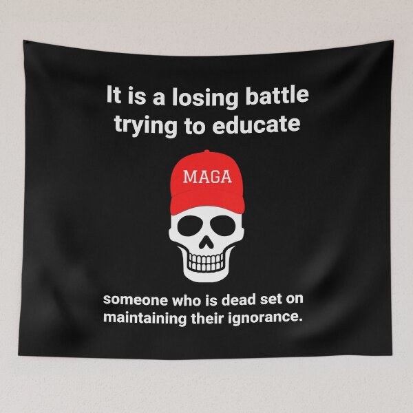 Item preview, Dead set on maintaining their ignorance.  designed and sold by Rachel the Artist .