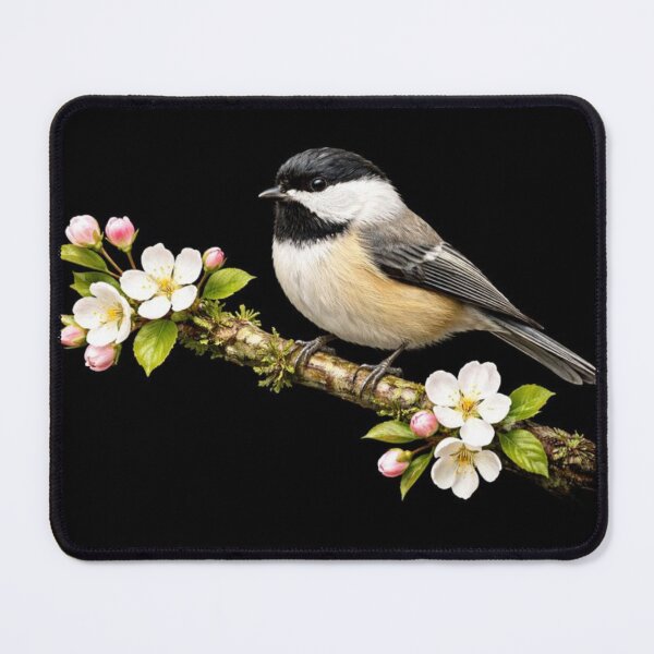 Item preview, Black-Capped Chickadee – Cheerful Companion designed and sold by TheJoyfulPen.