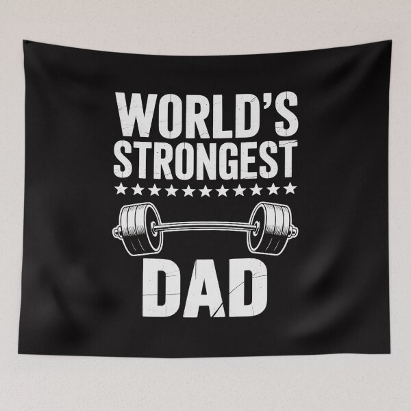 Item preview, World's Strongest Dad Workout Fitness Gym Fathers Day designed and sold by tlallimicrichi.