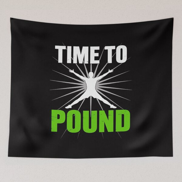 Item preview, Time to Pound - Workout Fitness for Instructors & Rockers designed and sold by tlallimicrichi.