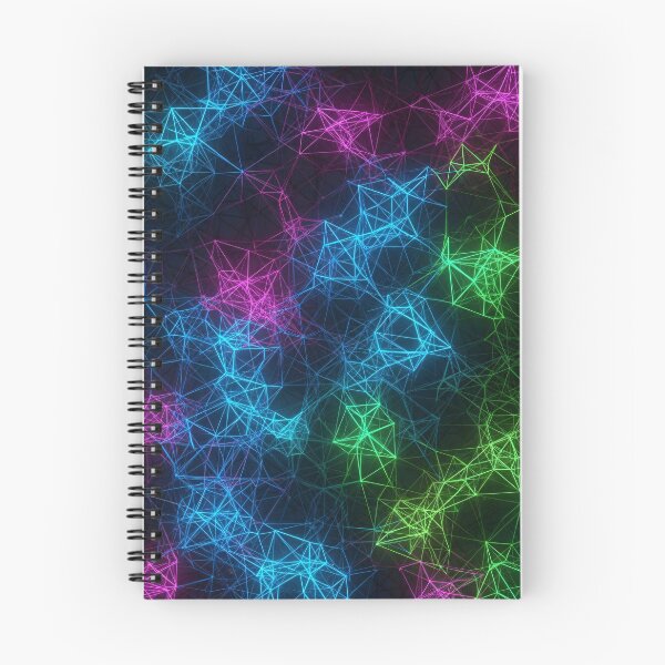 Item preview, Neon Polygon Network designed and sold by Kaleidoscope Print.
