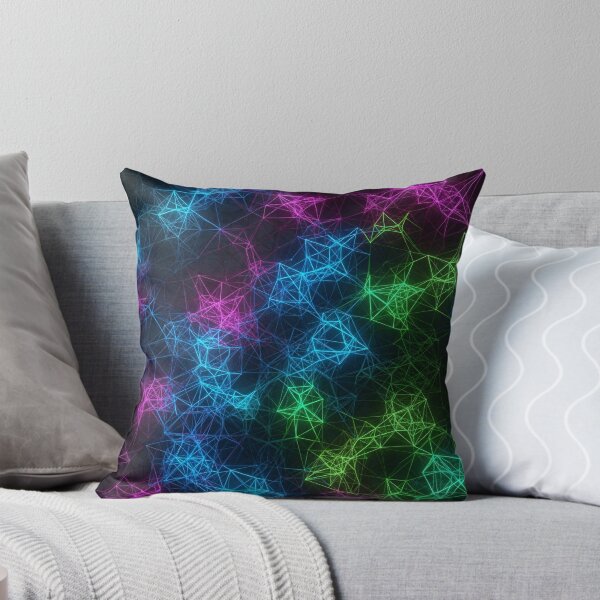 Item preview, Neon Polygon Network designed and sold by Kaleidoscope Print.