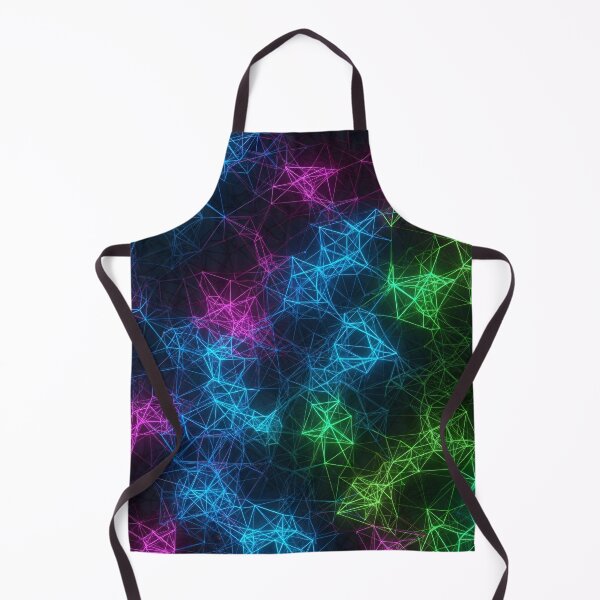 Item preview, Neon Polygon Network designed and sold by Kaleidoscope Print.