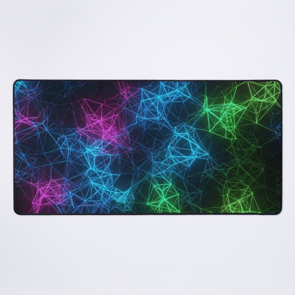 Item preview, Neon Polygon Network designed and sold by Kaleidoscope Print.