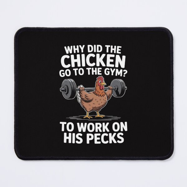 Item preview, Why Chicken Go To The Gym Workout Fitness Men Women designed and sold by tlallimicrichi.