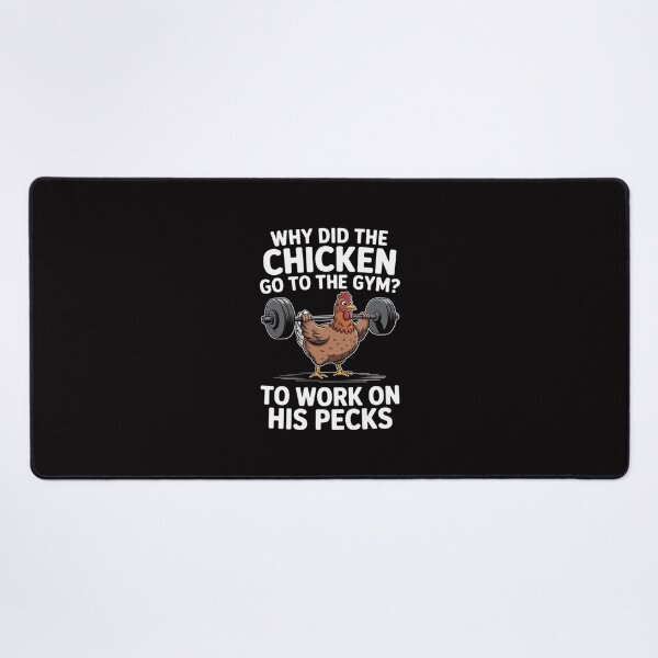 Item preview, Why Chicken Go To The Gym Workout Fitness Men Women designed and sold by tlallimicrichi.