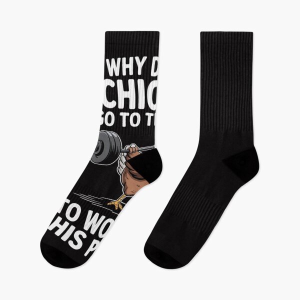 Item preview, Why Chicken Go To The Gym Workout Fitness Men Women designed and sold by tlallimicrichi.