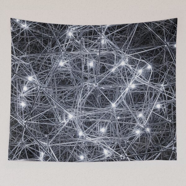 Item preview, Luminous Wireframe Web designed and sold by Kaleidoscope Print.