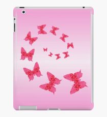 Butterflies Are Free To Fly Pink iPad Case/Skin