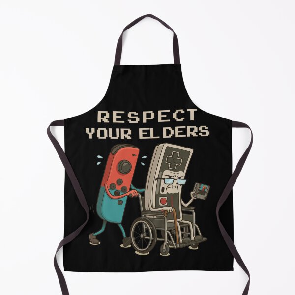 Item preview, Respect Your Elders Retro Gaming Funny Gamer Controller 80s designed and sold by AnitaBice.
