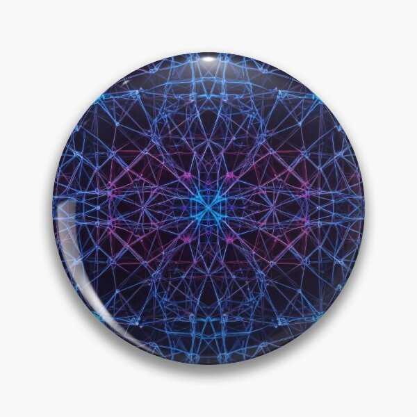 Item preview, Neon Network Mandala designed and sold by Kaleidoscope Print.