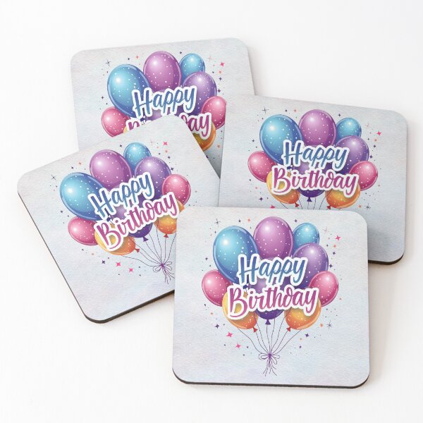 Item preview, Happy Birthday Baloons designed and sold by MysticOzzy.