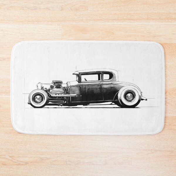 Item preview, 1928 Model-A Ford Hot Rod Sketch designed and sold by HoskingInd.
