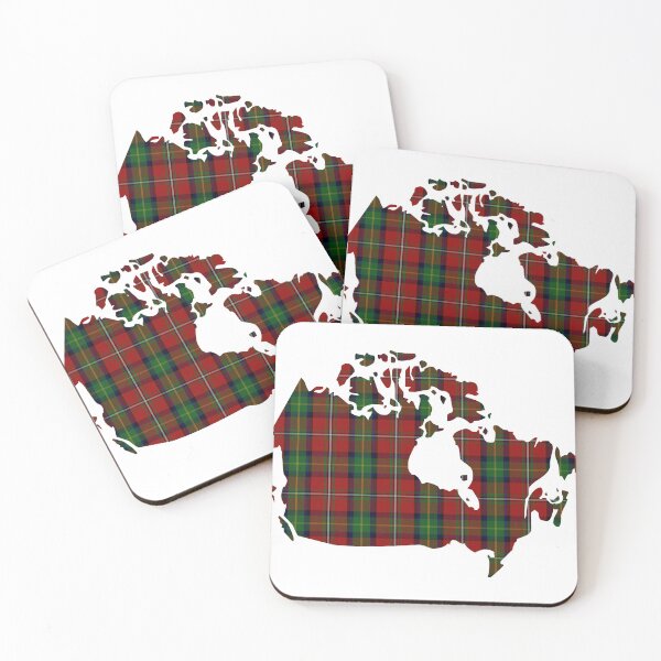 Item preview,  Boyd Clan Tartan on Map of Canada designed and sold by clantartans.