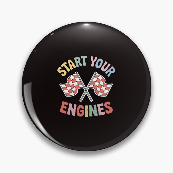 Item preview, Start Your Engines  Checkered Flag Race Car Girl designed and sold by lavethediso.