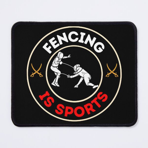 Item preview, Fencing is Sports - Retro Style Badge Design designed and sold by Print1On.