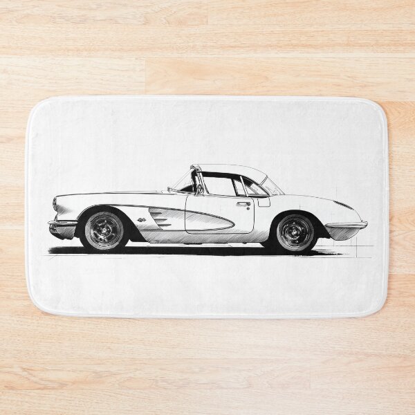Item preview, 1958 Chevvrolet Corvette Sketch designed and sold by HoskingInd.