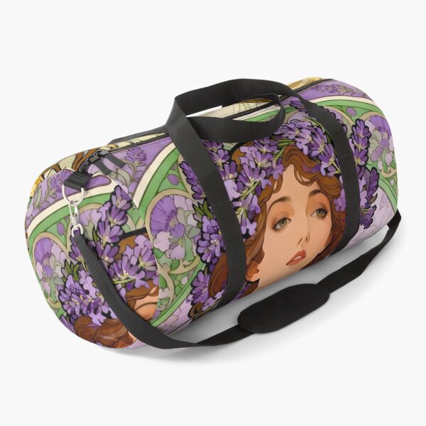 Item preview, Art Nouveau Woman Adorned With Lavender Flowers designed and sold by Glimmersmith.