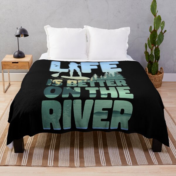 Item preview, Life Is Better On The River SUP designed and sold by staitpaicil8.