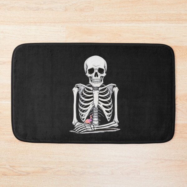 Item preview, Skeleton With Zero Motivation | Funny Burnout Skeleton Cartoon designed and sold by ColorSplash123.