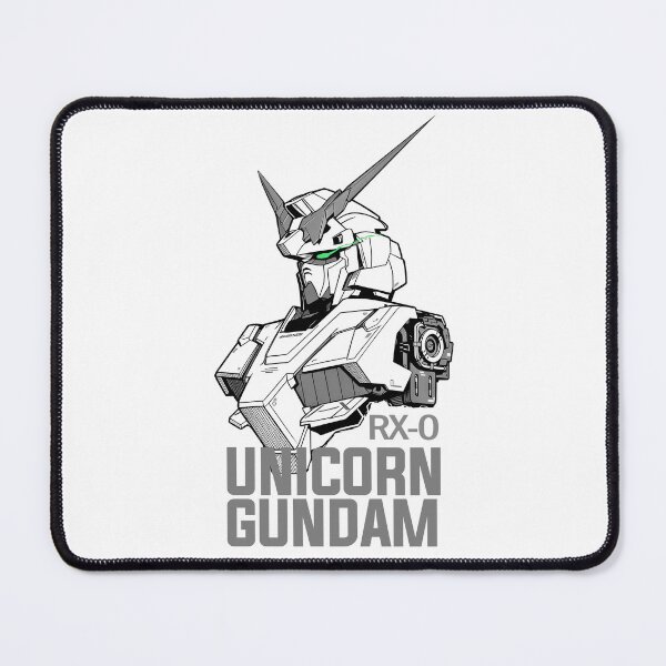 Item preview, black white vector unicorn Gundam art Digital Artwork full colour designed and sold by sabartgunpla.