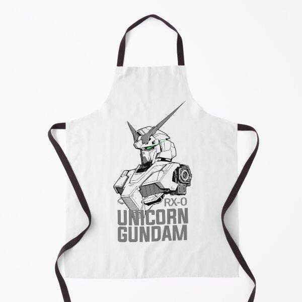 Item preview, black white vector unicorn Gundam art Digital Artwork full colour designed and sold by sabartgunpla.