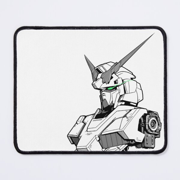 Item preview, black white illustration vector unicorn Gundam art Digital Artwork designed and sold by sabartgunpla.