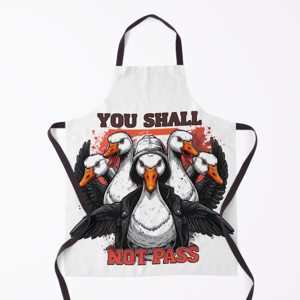Item preview, "You Shall Not Pass Goose Gang – Funny Goose Meme Art" designed and sold by JonelCrafts.