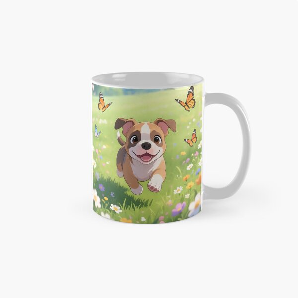 Item preview, Puppy dog playing in a field.  designed and sold by Nomad-Maynard.