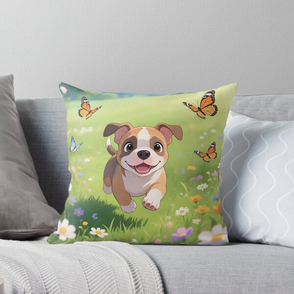 Item preview, Puppy dog playing in a field.  designed and sold by Nomad-Maynard.