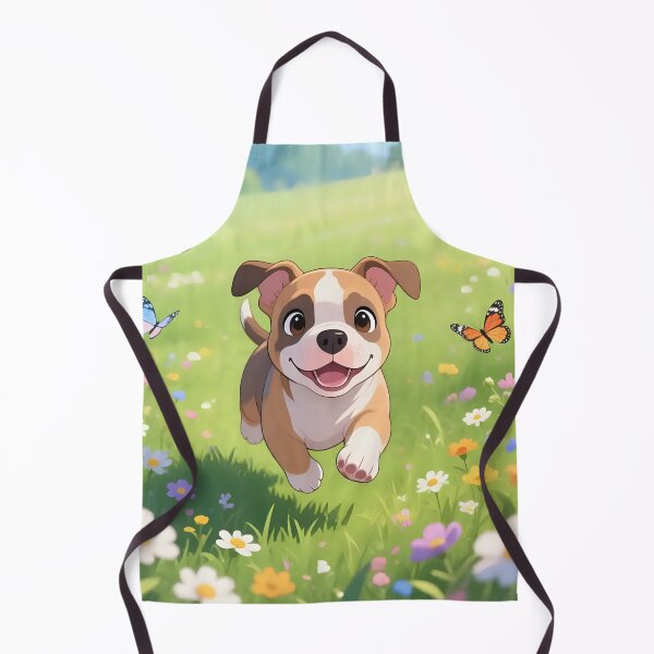 Item preview, Puppy dog playing in a field.  designed and sold by Nomad-Maynard.