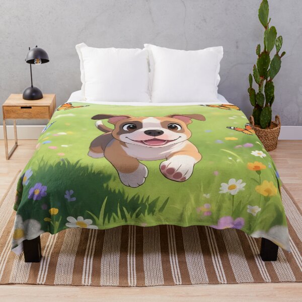 Item preview, Puppy dog playing in a field. designed and sold by Nomad-Maynard.